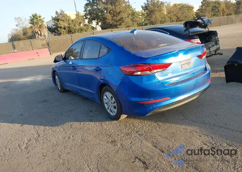 2017 Hyundai Elantra Se из США, поврежденный, VIN KMHD74LF9HU122859
